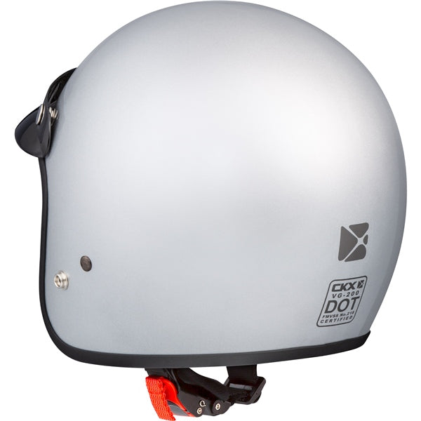 CKX VG200 Open-Face Helmet Solid Silver 2XS - Driven Powersports