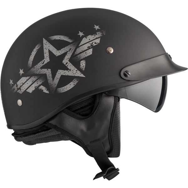 CKX Revolt RSV Half Helmet Decoy Matte Gray 2XL - Driven Powersports