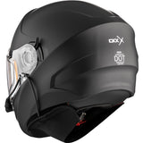 CKX Contact Free-Face Helmet Solid Electric Matte Black M Electric Double Shield - Driven Powersports