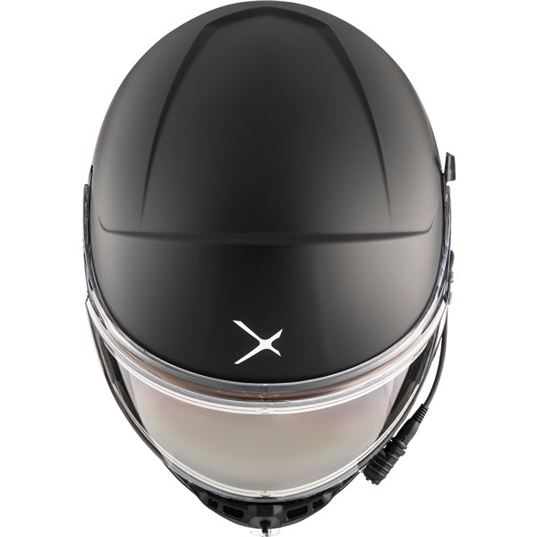 CKX Contact Free-Face Helmet Solid Electric Matte Black M Electric Double Shield - Driven Powersports