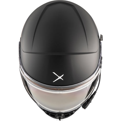 CKX Contact Free-Face Helmet Solid Electric Matte Black M Electric Double Shield - Driven Powersports