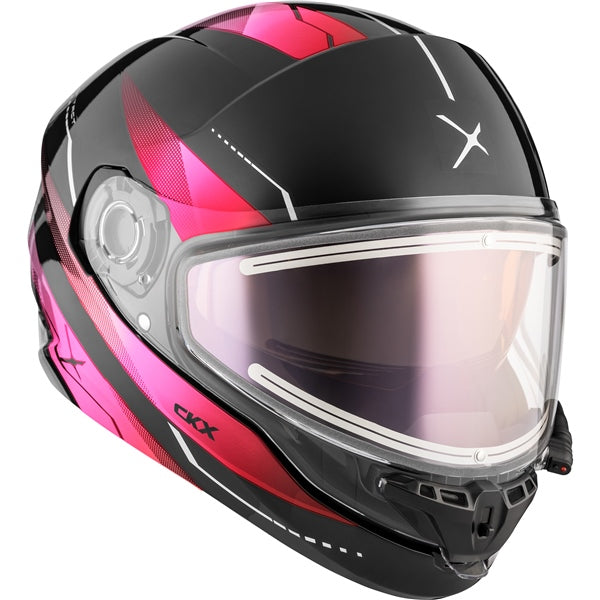 CKX Contact Free-Face Helmet Artik Electric S Pink Electric Double Shield - Driven Powersports
