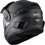 CKX Mission Free-Face Helmet - Carbon Fury Electric Carbon, Matte Gray 2XL Electric Double Shield - Driven Powersports