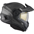 CKX Mission Free-Face Helmet - Carbon Fury Double Carbon, Matte Gray 3XL Double Shield - Driven Powersports