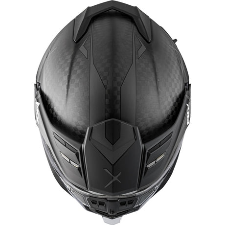 CKX Mission Free-Face Helmet - Carbon Fury Electric Carbon, Matte Gray 2XL Electric Double Shield - Driven Powersports