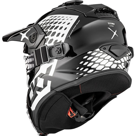 CKX Titan Original Helmet - Trail and Backcountry Viper Black, Glossy White S - Driven Powersports