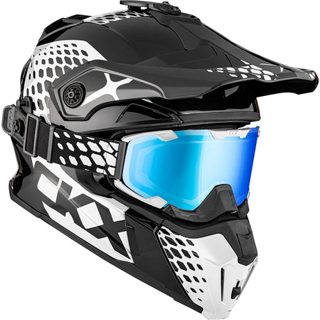 CKX Titan Original Helmet - Trail and Backcountry Viper Black, Glossy White S - Driven Powersports