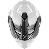 CKX Peak for Titan Helmet Viper Black, Glossy White One Size Fits All - Driven Powersports