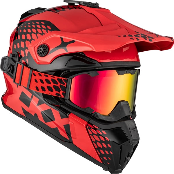 CKX Titan Original Helmet - Trail and Backcountry Viper Glossy red 3XL - Driven Powersports