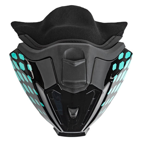 CKX Titan Removable Muzzle, Winter Viper Titan Original Turquoise Glossy One Size Fits All - Driven Powersports