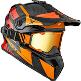 CKX Titan Original Carbon Helmet - Trail and Backcountry Trak Carbon, Red, Gloss Orange XL - Driven Powersports
