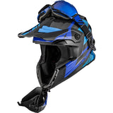 CKX Titan Original Carbon Helmet - Trail and Backcountry Trak Carbon, Glossy Blue 2XL - Driven Powersports