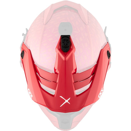 CKX Peak for Titan Helmet Roar Glossy red One Size Fits All - Driven Powersports