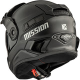 CKX Mission Free-Face Helmet Smoke Double Matte Black XS Smoke Double Shield - Driven Powersports