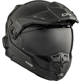 CKX Mission Free-Face Helmet Smoke Double Matte Black XS Smoke Double Shield - Driven Powersports