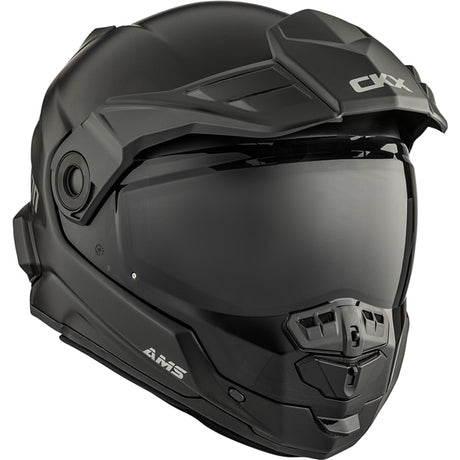 CKX Mission Free-Face Helmet Smoke Double Matte Black XS Smoke Double Shield - Driven Powersports