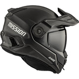 CKX Mission Free-Face Helmet Smoke Double Matte Black XS Smoke Double Shield - Driven Powersports