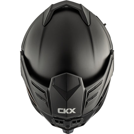 CKX Mission Free-Face Helmet Smoke Double Matte Black XS Smoke Double Shield - Driven Powersports