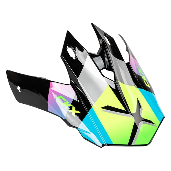 CKX Peak for TX228 Helmet Lord Glossy Rainbow One Size Fits All - Driven Powersports
