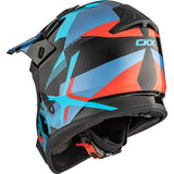 CKX TX228 Off-Road Helmet Lord Blue, Glossy red L - Driven Powersports