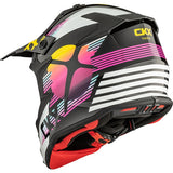 CKX TX319 Off-Road Helmet Galactic White, Glossy Black S - Driven Powersports