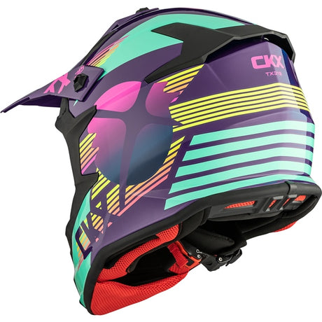CKX TX319 Off-Road Helmet Galactic Gloss purple L - Driven Powersports
