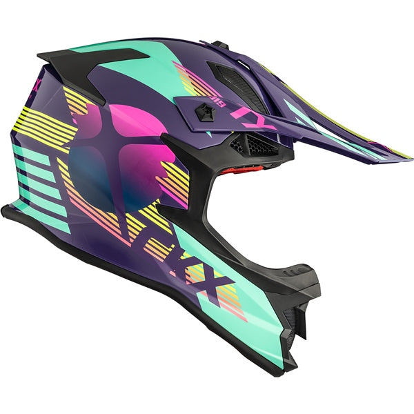 CKX TX319 Off-Road Helmet Galactic Gloss purple L - Driven Powersports