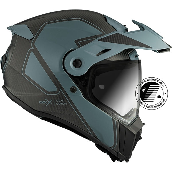 CKX Atlas Carbon Byway Matte Blue M - Driven Powersports