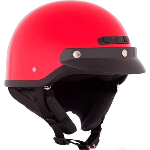 CKX VG500 Half Helmet Solid Red 2XL - Driven Powersports