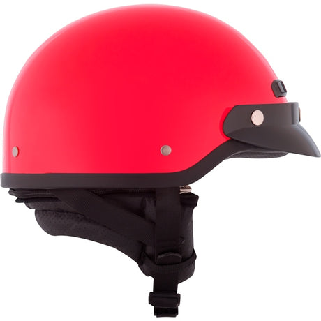 CKX VG500 Half Helmet Solid Red 2XL - Driven Powersports