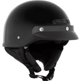 CKX VG500 Half Helmet Solid Black M - Driven Powersports