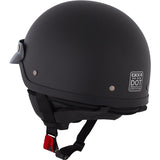 CKX VG500 Half Helmet Solid Matte Black XS - Driven Powersports
