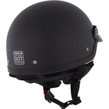 CKX VG500 Half Helmet Solid Matte Black XS - Driven Powersports