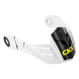 CKX Peak for Mission Helmet Claw White, Gray, Glossy Lime One Size Fits All - Driven Powersports