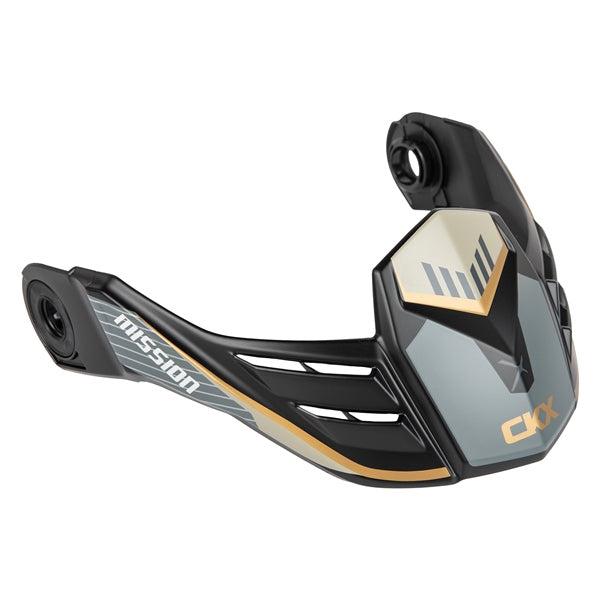 CKX Peak for Mission Helmet Verve Matte Titanium One Size Fits All - Driven Powersports