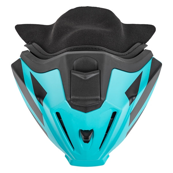 CKX Titan Removable Muzzle, Winter Marks Turquoise, Glossy Black One Size Fits All - Driven Powersports