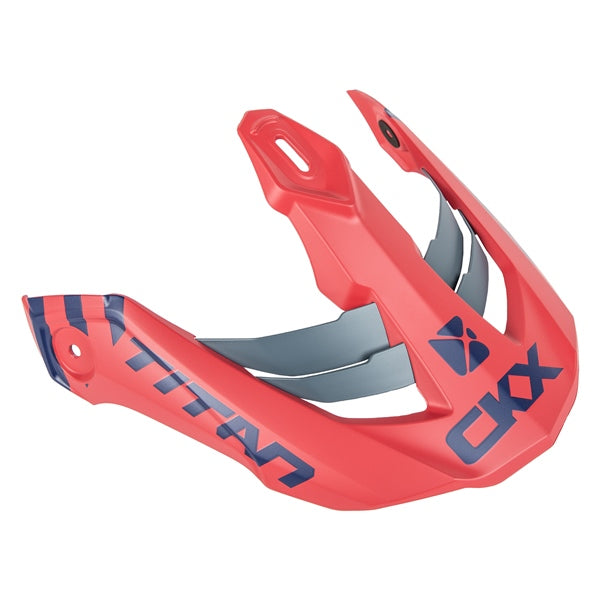 CKX Peak for Titan Helmet Marks Twilight, Scarlet Glossy One Size Fits All - Driven Powersports