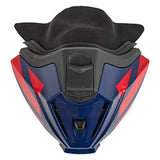 CKX Titan Removable Muzzle, Winter Marks Twilight, Scarlet Glossy One Size Fits All - Driven Powersports