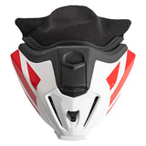 CKX Titan Removable Muzzle, Winter Marks White, Glossy red One Size Fits All - Driven Powersports