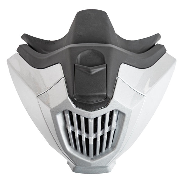 CKX Titan Air Flow Removable Muzzle Roar Silver Glossy One Size Fits All - Driven Powersports