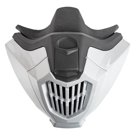 CKX Titan Air Flow Removable Muzzle Roar Silver Glossy One Size Fits All - Driven Powersports