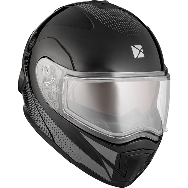 CKX Tranz 1.5 AMS Modular Helmet Cyber Electric Glossy gray XS Electric Double Shield - Driven Powersports