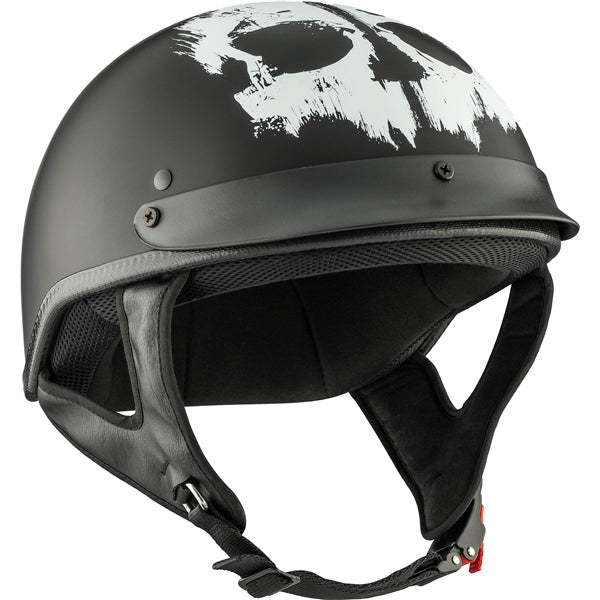 CKX Bullet Half Helmet Lull Black, White S - Driven Powersports