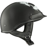 CKX Bullet Half Helmet Lull Black, White S - Driven Powersports