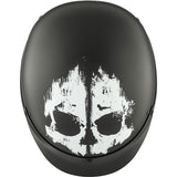 CKX Bullet Half Helmet Lull Black, White S - Driven Powersports