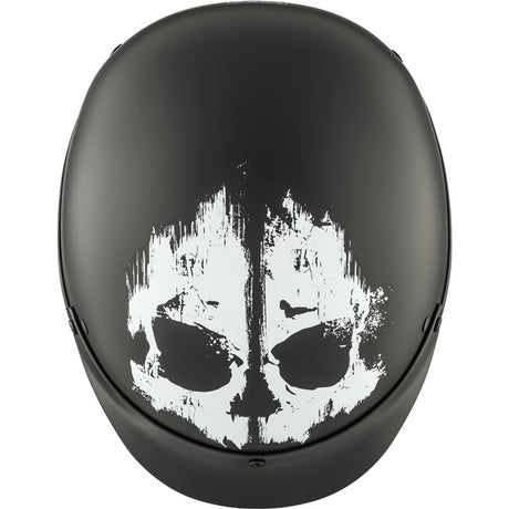 CKX Bullet Half Helmet Lull Black, White S - Driven Powersports
