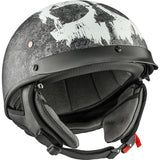 CKX Revolt RSV Half Helmet Lull Black, White M - Driven Powersports