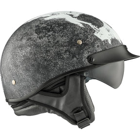 CKX Revolt RSV Half Helmet Lull Black, White M - Driven Powersports
