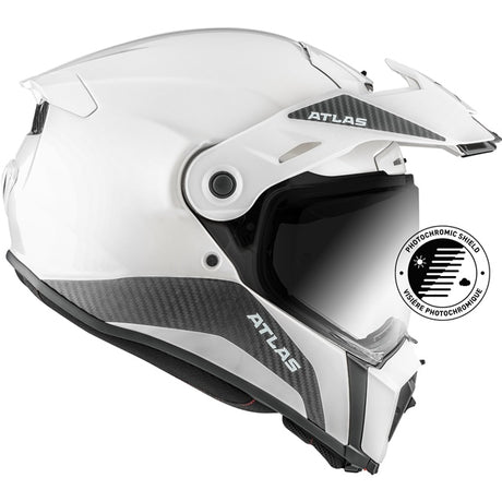 CKX Atlas Carbon Solid White S - Driven Powersports