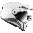 CKX Peak for Atlas Helmet Solid Color Atlas Carbon White One Size Fits All - Driven Powersports